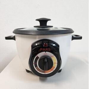 Pars Automatic Persian Rice Cooker Tahdig Rice Maker-White-3 Cup-USED-M118